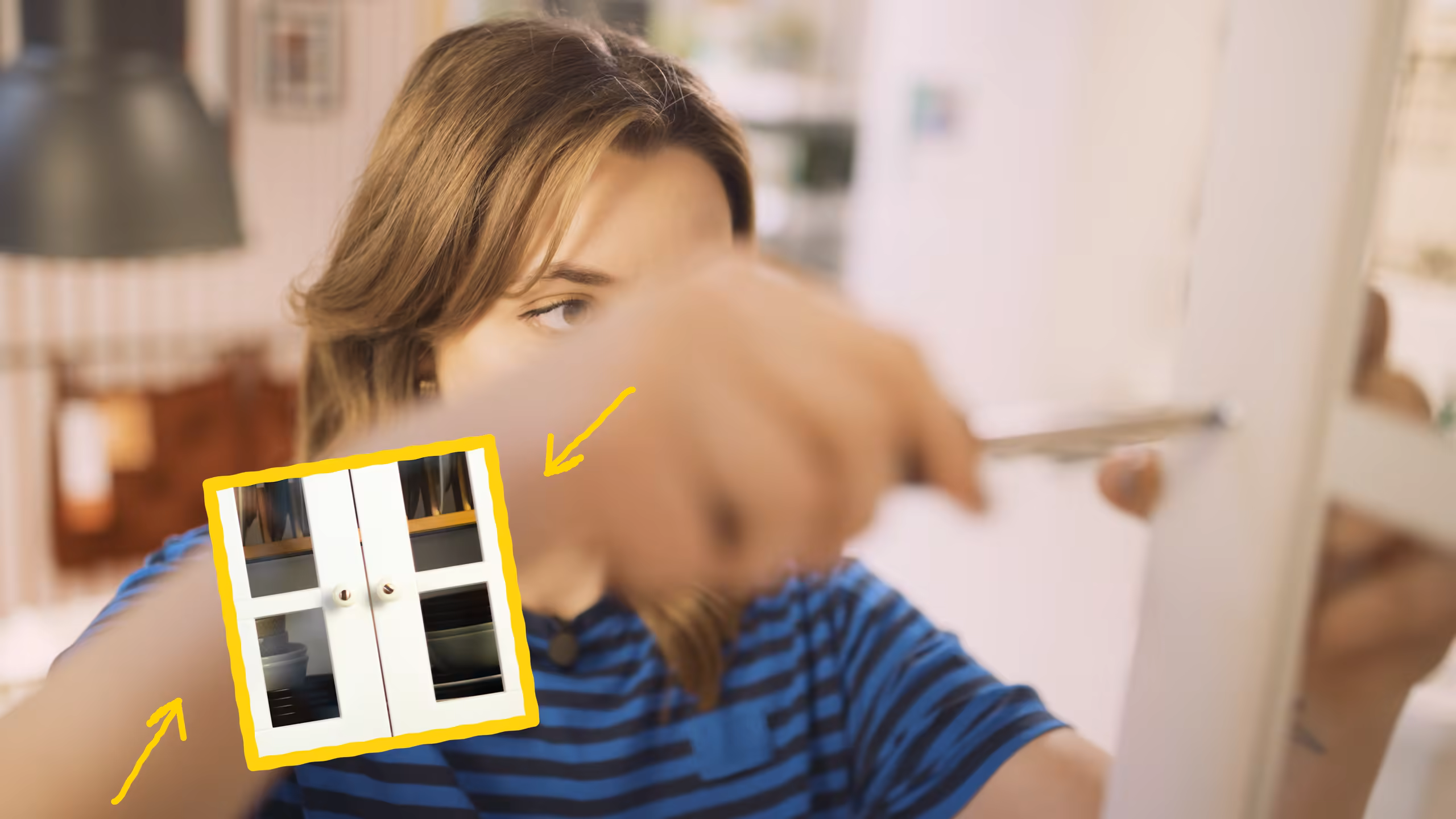 Graphic kitchen scene from IKEA X YOU