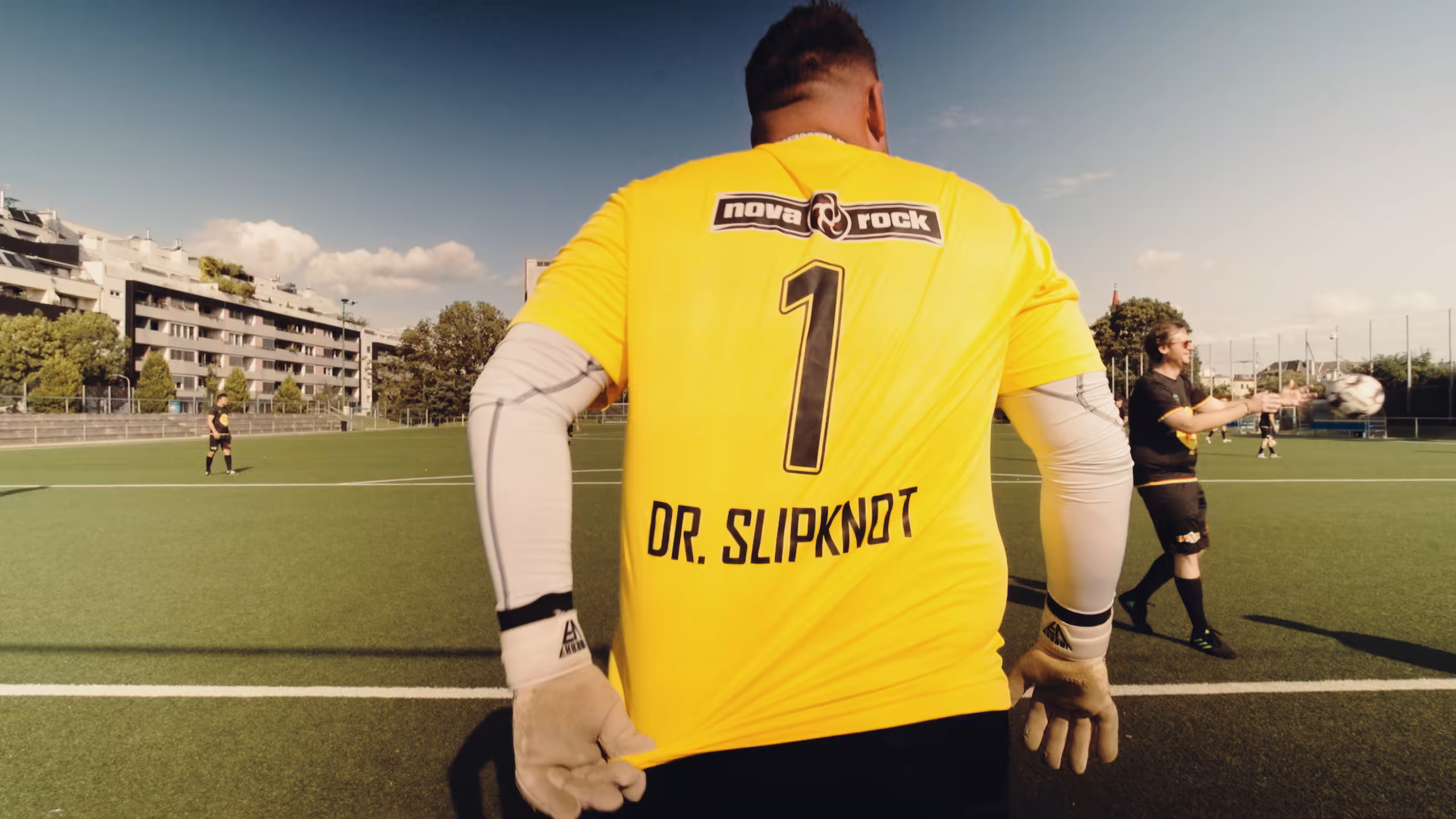 Torwarttrikot mit dem Namen Dr. Slipknot