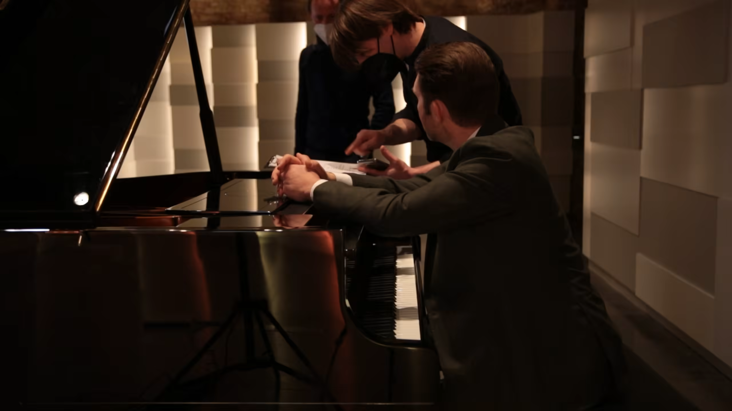 Zusammenarbeit am Set im Mozarthaus Vienna